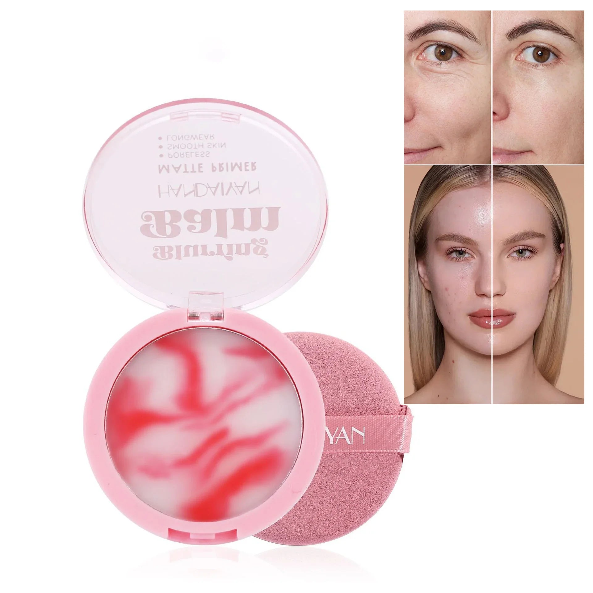 Oil Control Compact Face Powder - Long Lasting Matte Finish for Oily Skin | Perfect for Daily Makeup & Touch-Ups On-The-Go