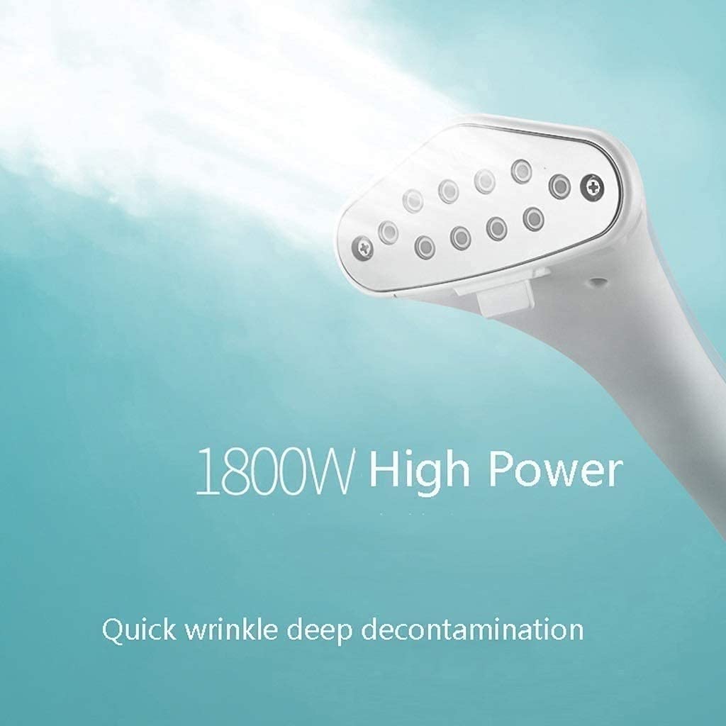 **Portable Garment Steamer for Clothes - 45S Fast Heat Up, 1.8L Large Water Tank, 50 Min Continuous Steam - Perfect for Travel, Home & Office Use (Blue)**