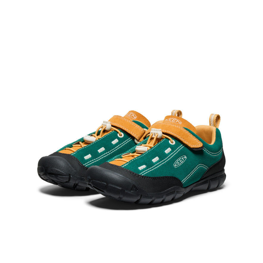 Big Kids' Jasper II Sneakers | Aventurine Green & Oak Buff Color | Comfortable Casual Shoes for School, Play & Everyday Wear