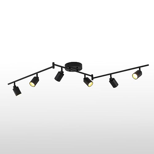 Black - 6 Head Swivel Track