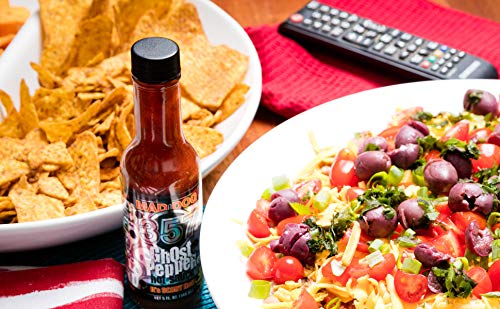 Mad Dog 357 Ghost Pepper Hot Sauce - 5oz Bottle of Ultra Hot Sauce for Tacos, Wings & Spicy Food Lovers - Perfect for Cooking, Grilling & Gifting