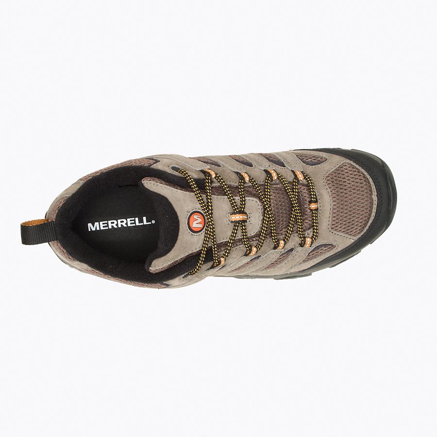 Merrell Moab 3 Wide Waterproof Hiking Shoes for Men - Lightweight & Durable Outdoor Trail Boots for Hiking, Camping and Backpacking Adventures