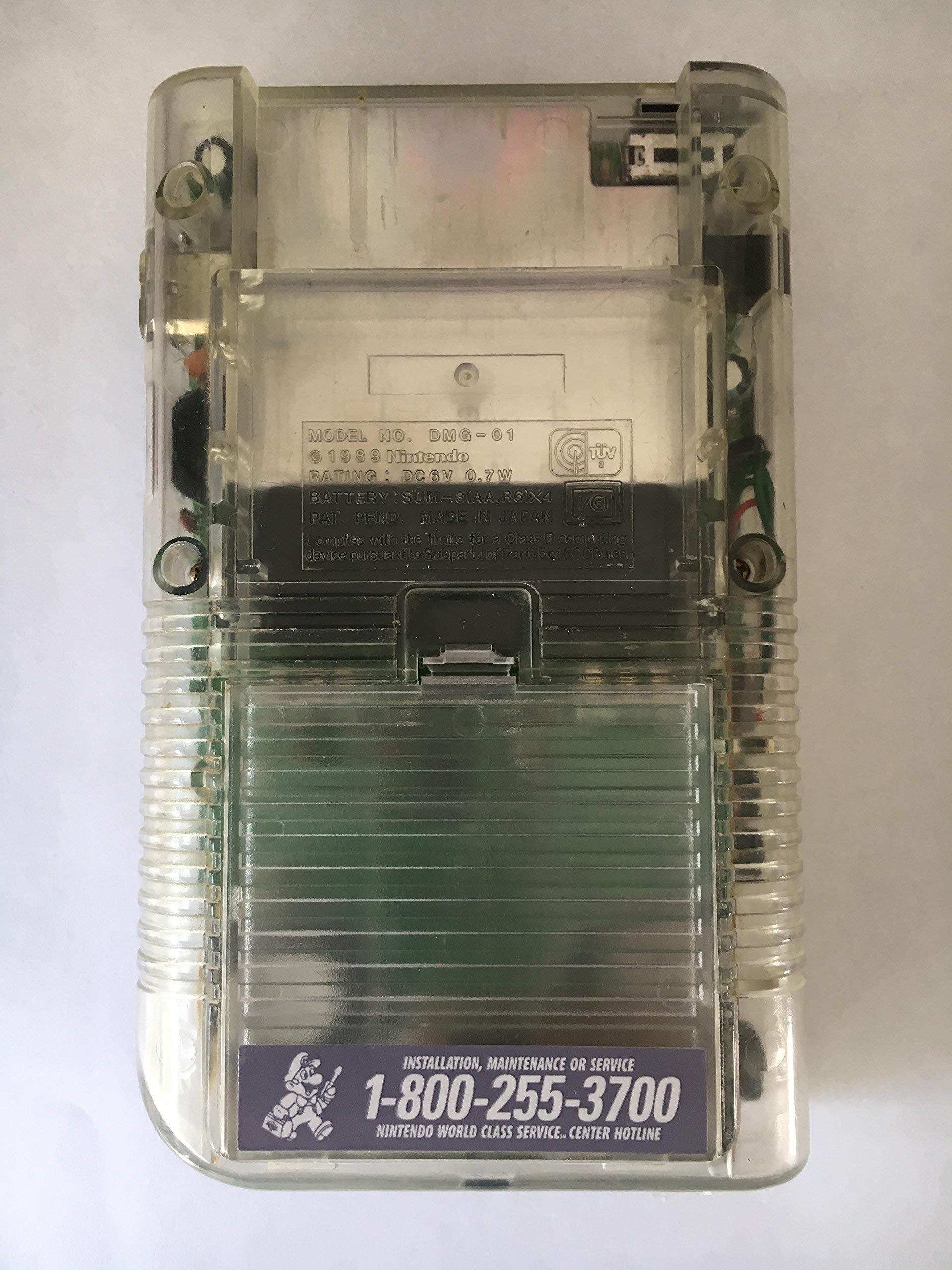 Refurbished Nintendo Game Boy Clear Edition - Classic Portable Gaming Console for Retro Game Lovers | Perfect for Travel, Collectors & 90s Nostalgia