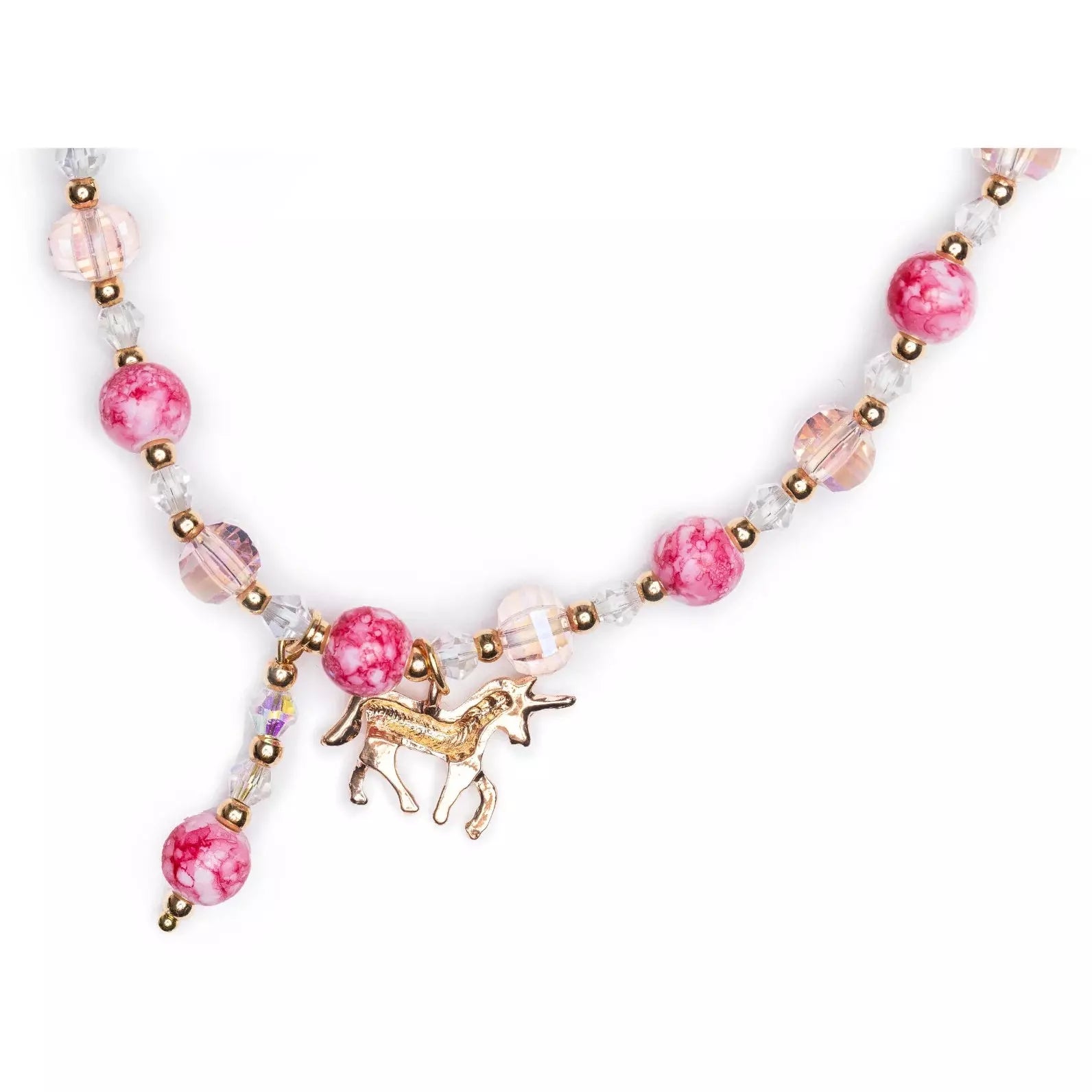Elegant Pink Crystal Necklace for Women - Dainty Rose Quartz Pendant Jewelry Gift for Her - Perfect for Valentine's Day, Anniversary & Special Occasions