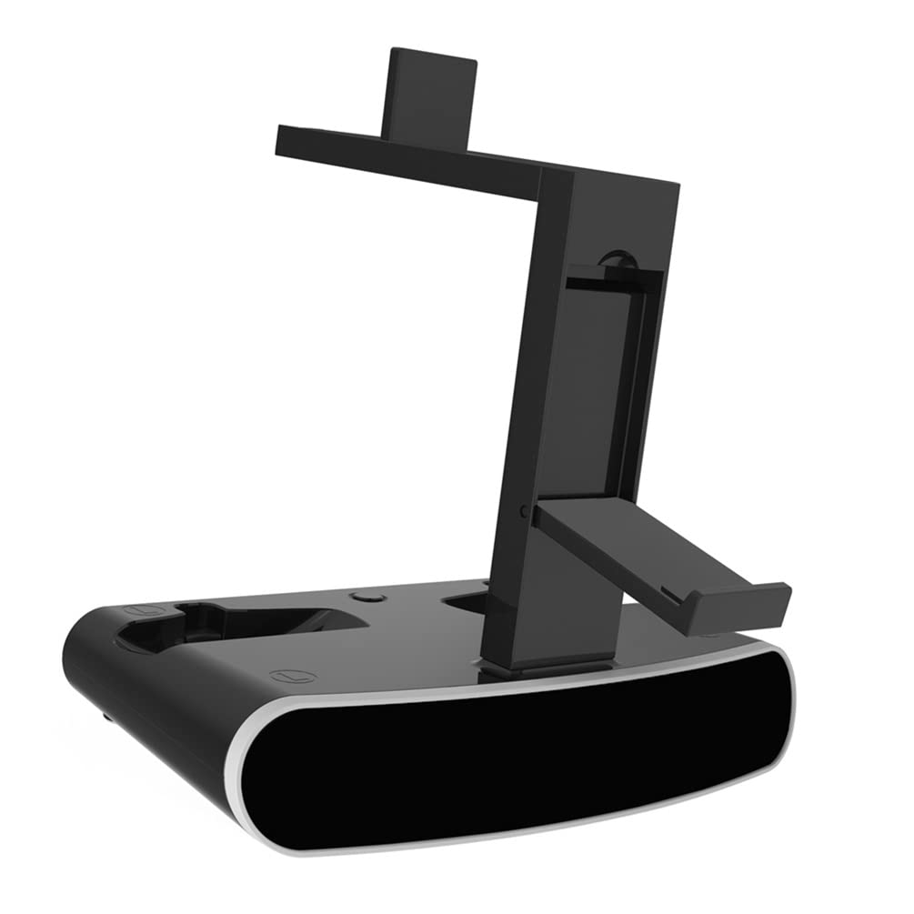 PSVR2 Controller Charging Station Stand - Dual Charging Dock for PlayStation VR2 Move Controllers & Headset Holder - VR2 Accessories for Gaming, Streaming & Virtual Reality Experiences