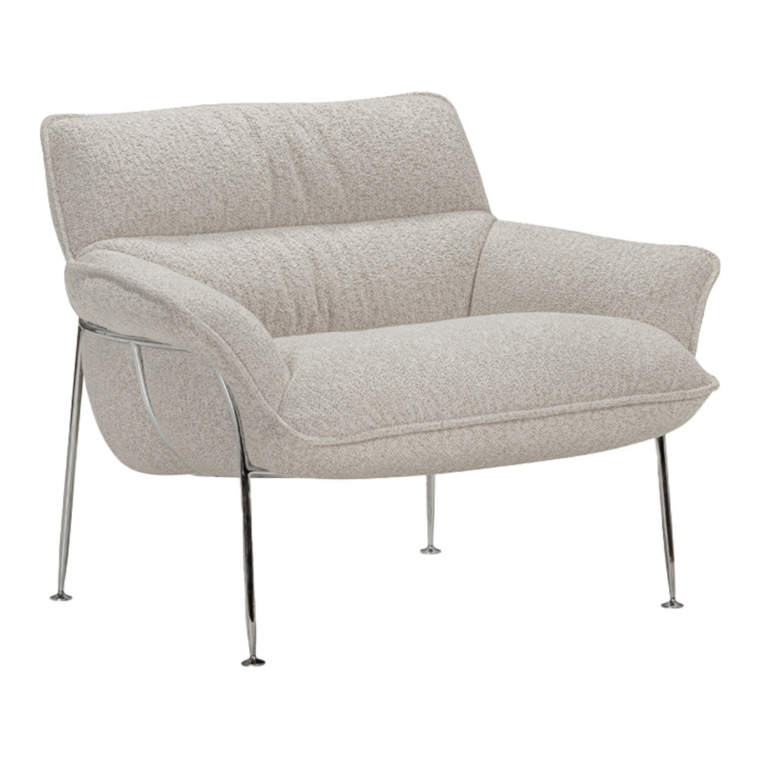 Comfortable Duvet Lounge Chair for Living Room - Soft & Cozy Accent Chair with Removable Cover - Perfect for Relaxing, Reading, or Napping in Bedroom, Office, or Patio