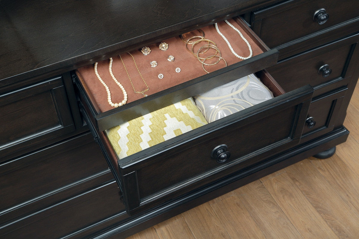Stylish Begonia Bedroom Dresser with 6 Drawers - Solid Wood Chest of Drawers for Bedroom Storage & Organization - Perfect for Modern Home Decor & Small Spaces