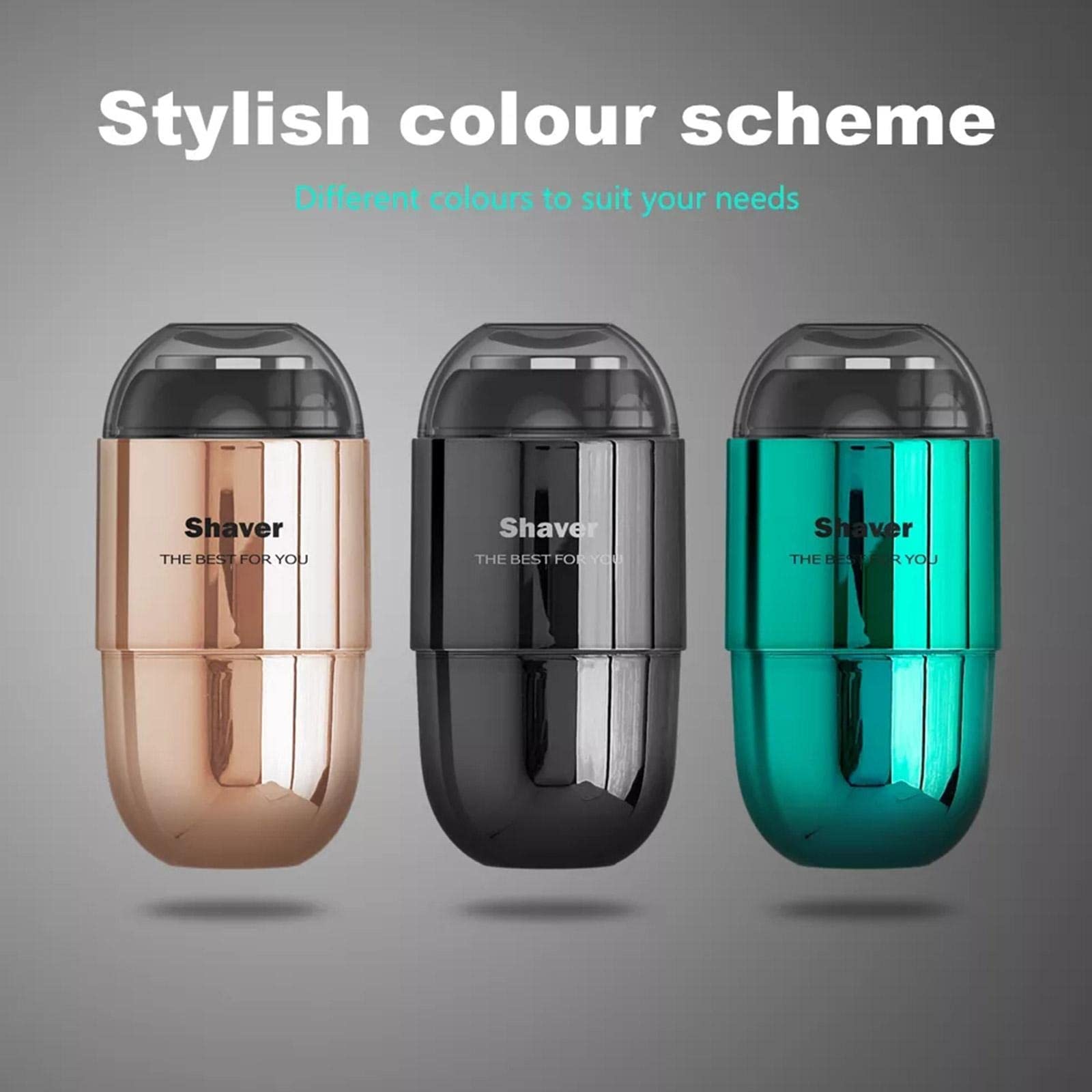 Best Electric Head Shavers for Bald Men - Rechargeable Wet/Dry Beard Trimmer & Shaving Machine for Smooth Bald Head - Perfect for Travel, Gym & Daily Grooming (OneColor)