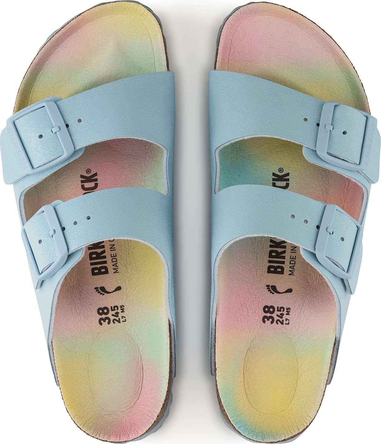 Birkenstock Women's Comfort Sandals - Arch Support Footbed, Adjustable Straps | Perfect for Casual Wear, Travel & Outdoor Activities