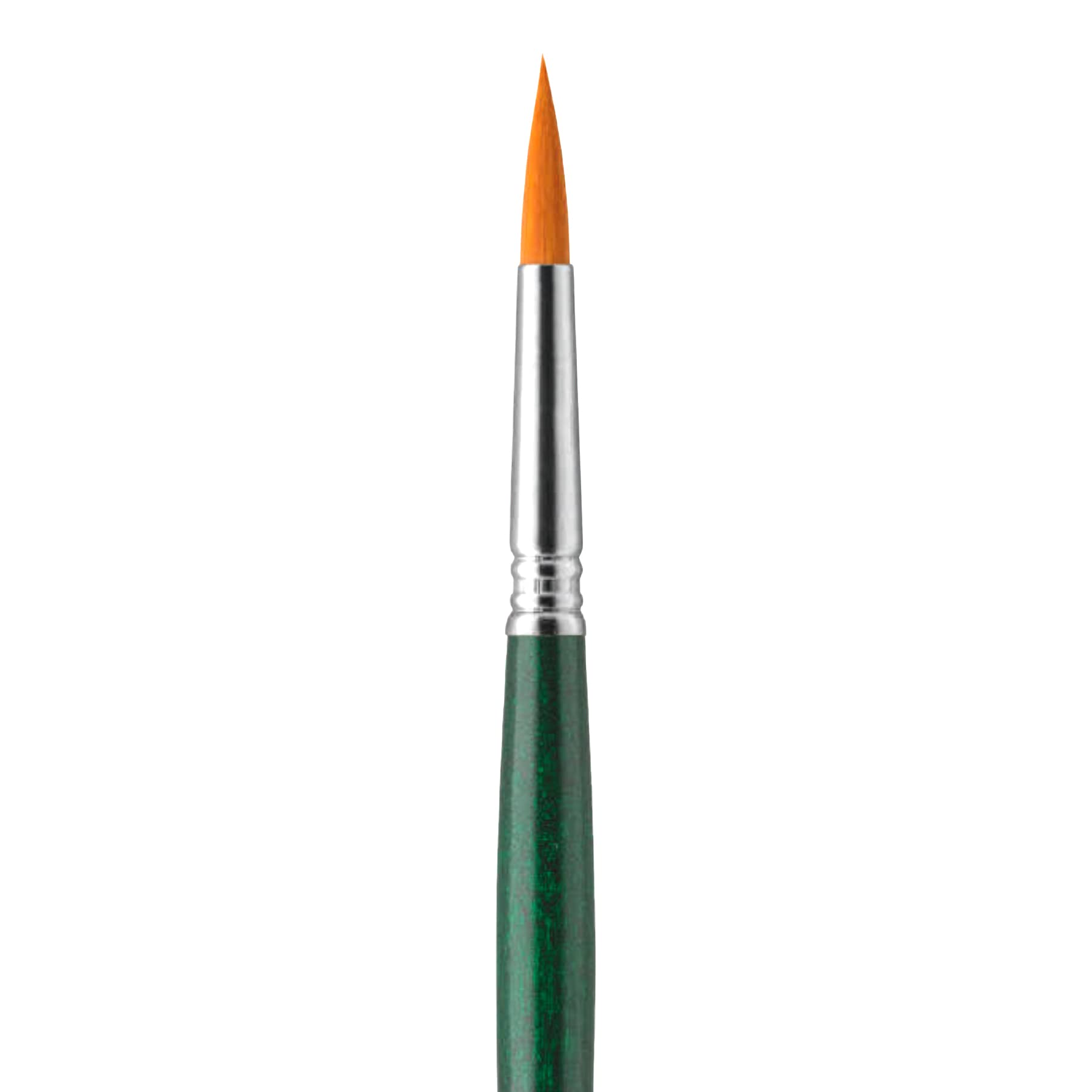 Escoda Barroco Series 2511 Professional Artist Brush - Synthetic Gold Taklon Filament Round Size 4/0 for Oil & Acrylic Painting - Perfect for Detailed Work, Miniature Art & Fine Detailing