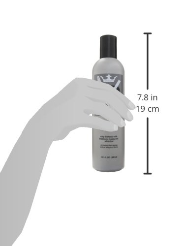 Roffler Silver Shampoo 10.1oz for Gray & Blonde Hair - Purple Toning Shampoo to Neutralize Brassy & Yellow Tones - Sulfate-Free & Vegan Hair Care - Perfect for Color-Treated & Highlighted Hair at Home or Salon Use