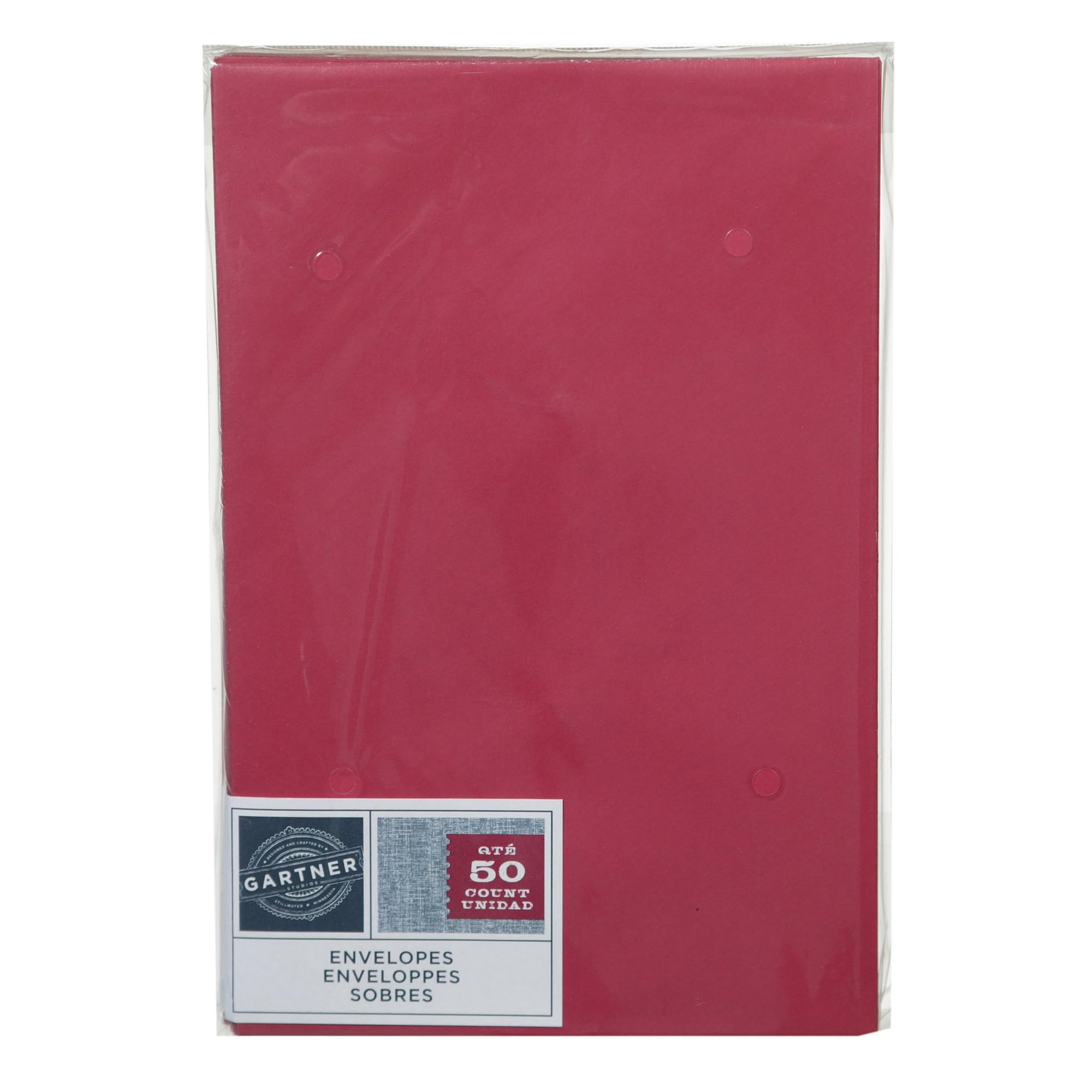 Red A9 Envelopes - Pack of 50 Premium Quality Mailing Envelopes for Invitations, Greeting Cards, Business Correspondence & Wedding Stationery