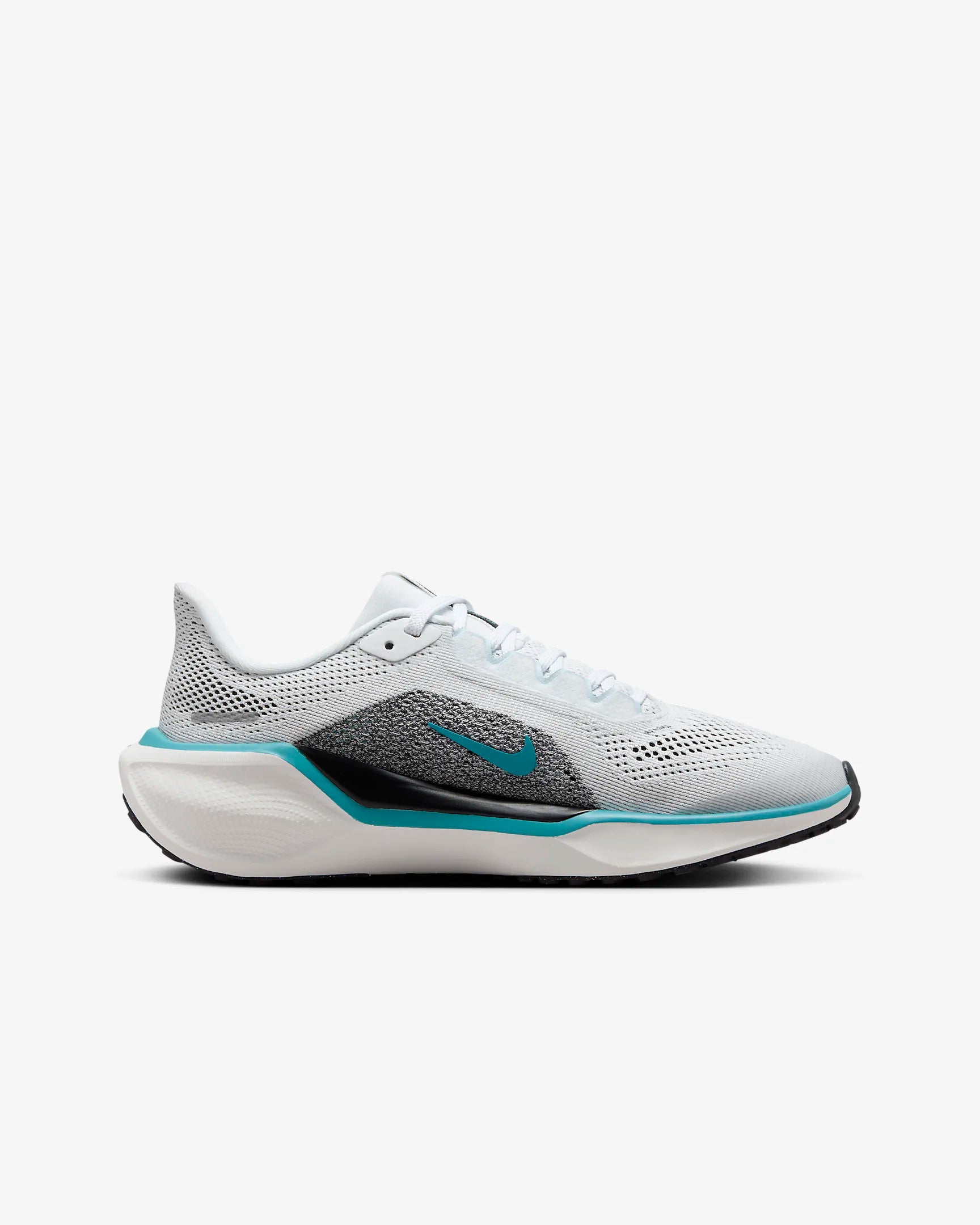 Nike Kids Air Zoom Pegasus 41 Running Shoes - White/Black/Dusty Cactus/Glacier Blue - Lightweight & Breathable for Boys & Girls - Perfect for School, Sports & Daily Activities