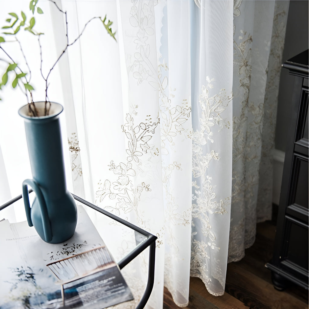 Aniya Two-Layer Room Darkening Blackout Custom Curtains - Thermal Insulated Window Drapes for Bedroom, Living Room & Nursery