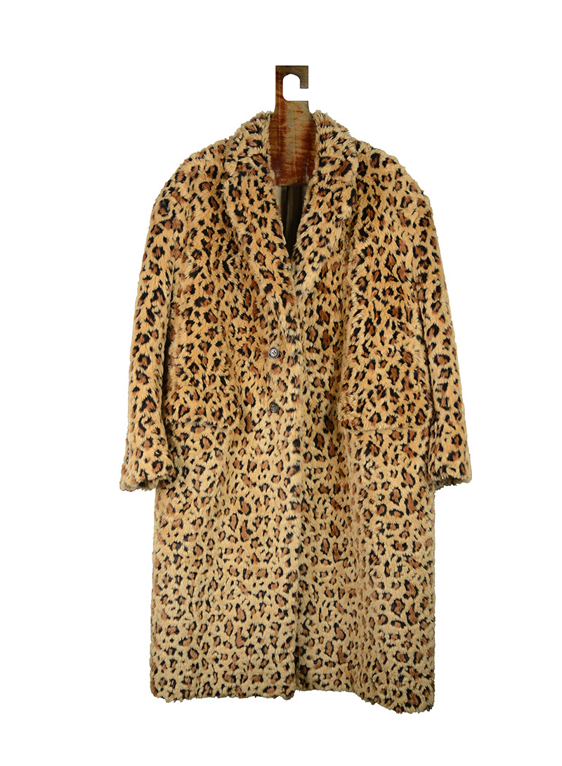 Junya Watanabe Eco Fur Spotted Coat Size S - Stylish Winter Outerwear for Women's Fashion