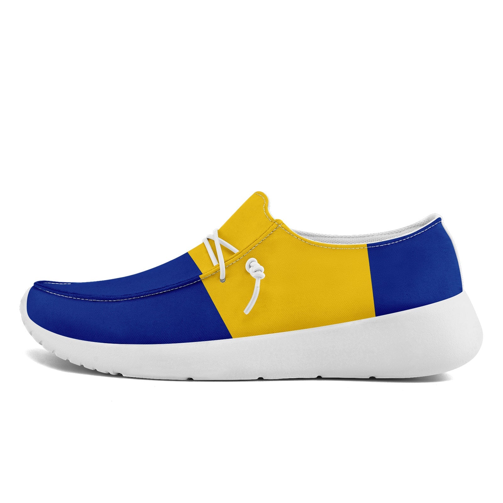 Custom Los Angeles Blue & Yellow Personalized Sneakers - FN018 D020278 - Size 15 - Unique Custom Online Design for Streetwear & Casual Fashion