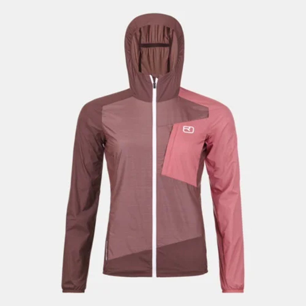 Ortovox Women's Windbreaker Jacket - Lightweight Waterproof Outdoor Jacket for Hiking, Running & Travel