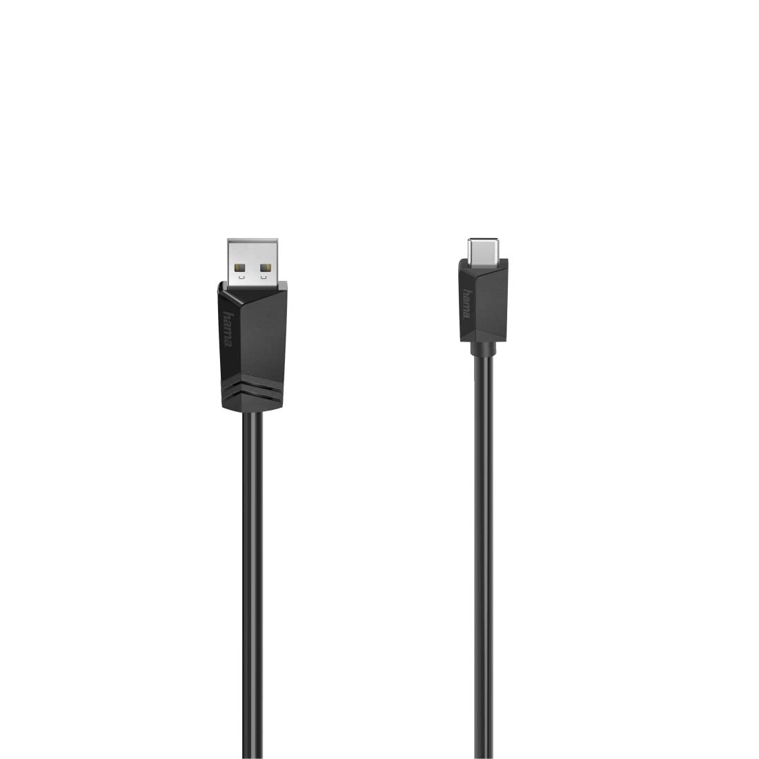 HAMA USB-C to USB-A Cable 3.3ft (1m) - High Speed USB 2.0 Data Sync & Charging Cord for Smartphones, Tablets, Laptops - Compatible with iPhone 15, Samsung Galaxy, MacBook, iPad and More - Perfect for Home, Office & Travel Use