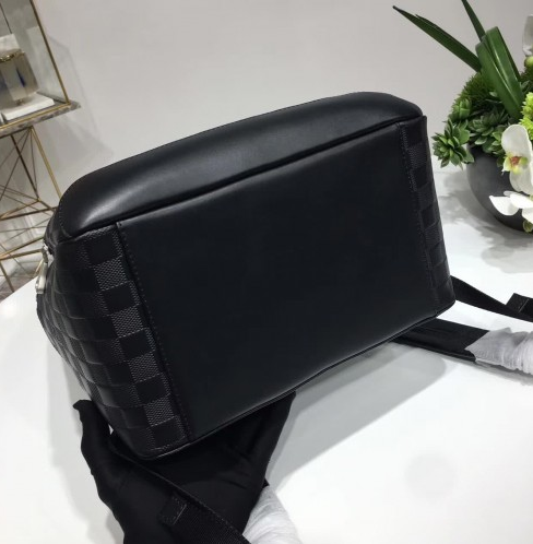 LV Avenue Backpack Damier Infini Leather Onyx - Luxury Designer Backpack for Women & Men - Perfect for Travel, Work & Everyday Use