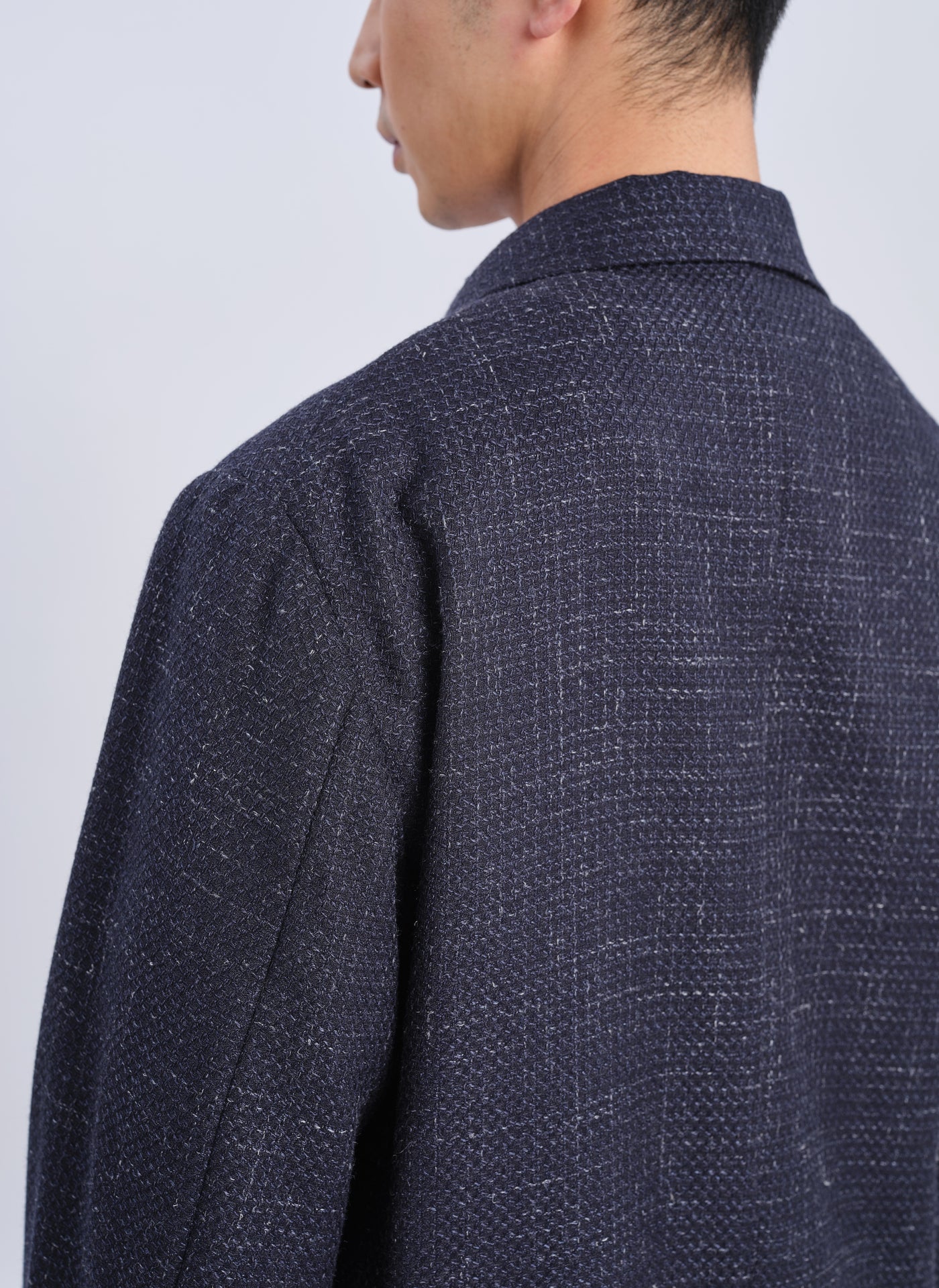 Premium Marzotto Wool Silk Linen Blend Double Breasted Blazer for Men - Elegant Business & Formal Wear for Office, Weddings & Special Occasions