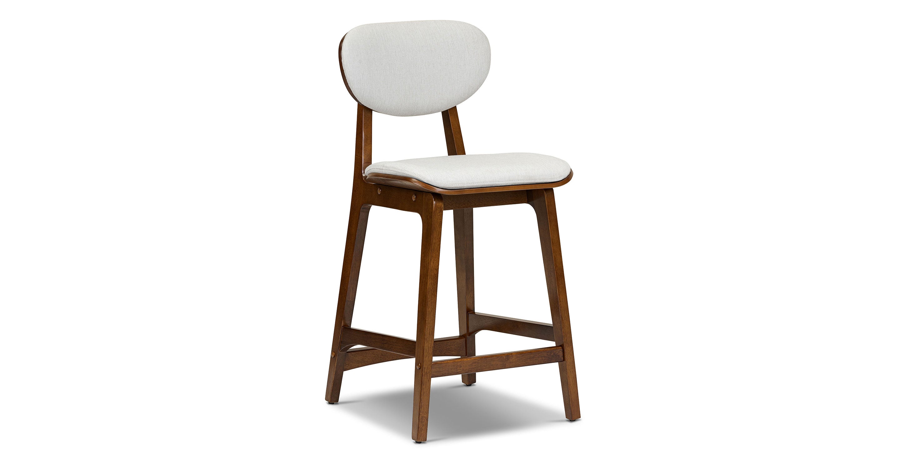 Finnley Counter Stool with Removable Washable Covers - Modern Kitchen Bar Stools for Dining Room, Breakfast Nook & Home Decor