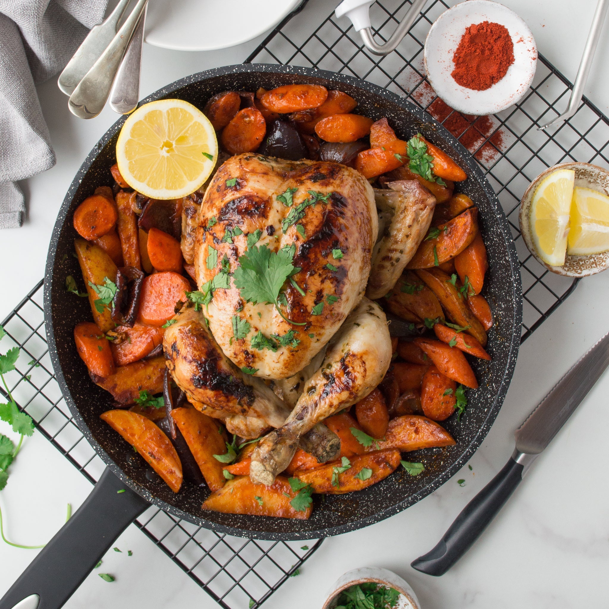 Zyliss Ultimate Non Stick Frying Pan - 12 Inch Skillet with Stay-Cool Handle, PFOA-Free Ceramic Coating for Healthy Cooking - Perfect for Sauteing, Frying & Omelets