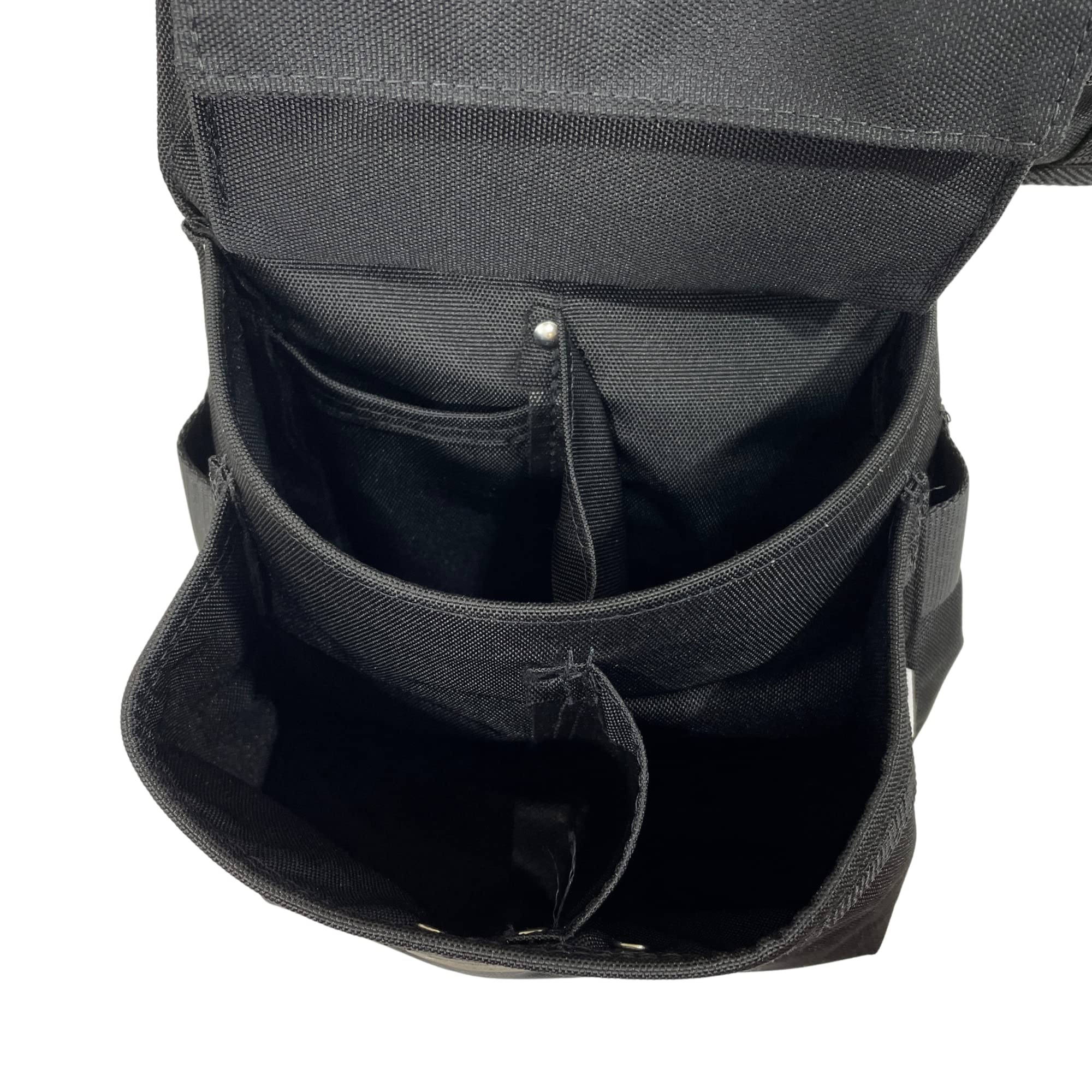 BOULDER BAG Ultimate Electrician's MAX Combo Tool Belt with Comfort Back Support & Quick Release Buckle - Heavy Duty Black Work Belt (2X-Large 43-48 Inch Waist) - Made in USA - Perfect for Electricians, Construction Workers & DIY Home Improvement Projects