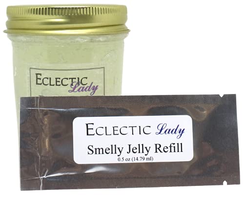 Peppermint Candy Smelly Jelly Air Freshener Refill - Long-Lasting Fragrance for Home, Car & Office by Eclectic Lady - Perfect for Bathrooms, Closets & Small Spaces