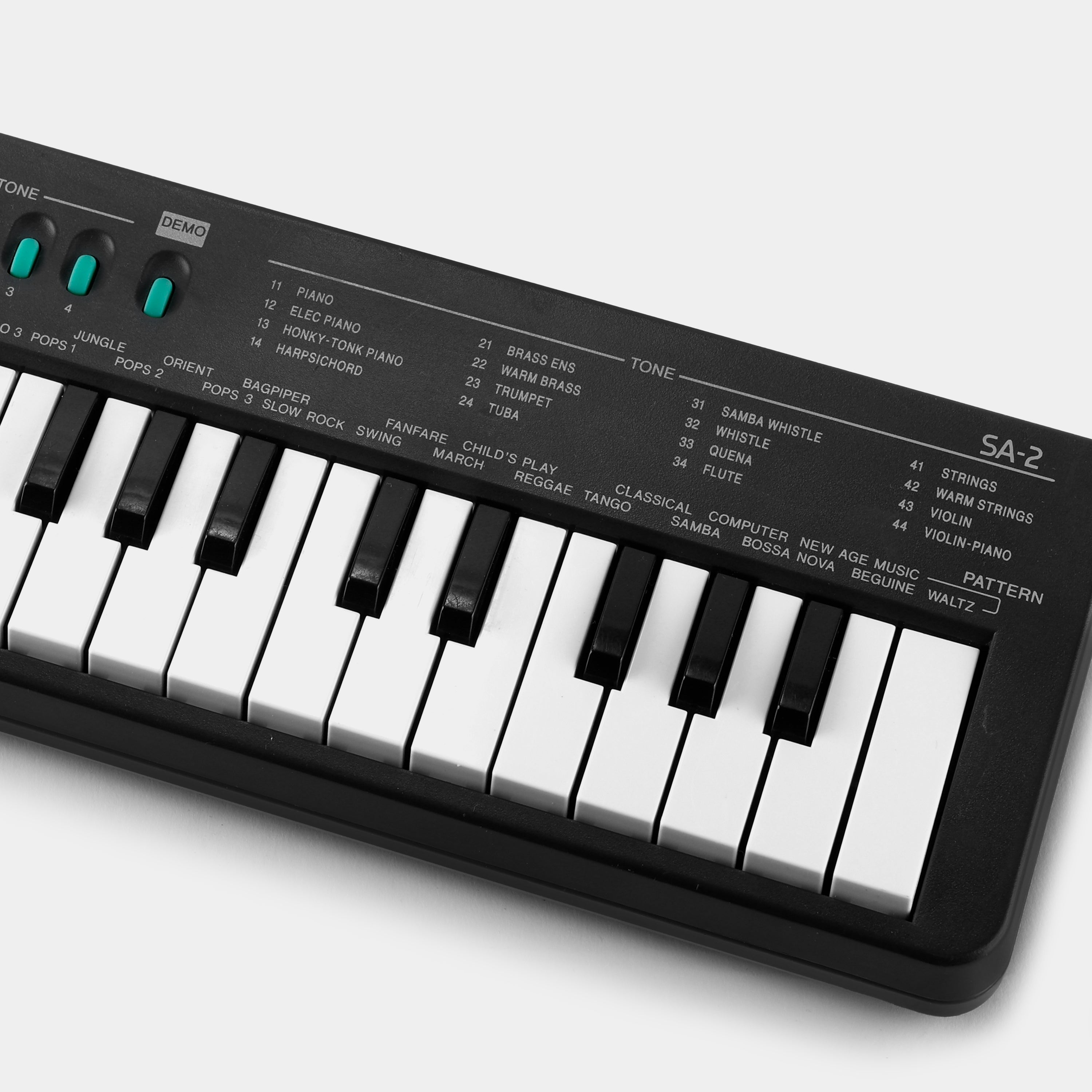 Casio SA-2 61-Key Portable Keyboard Synthesizer with Built-in Speakers - Perfect for Beginners, Home Practice & Live Performances