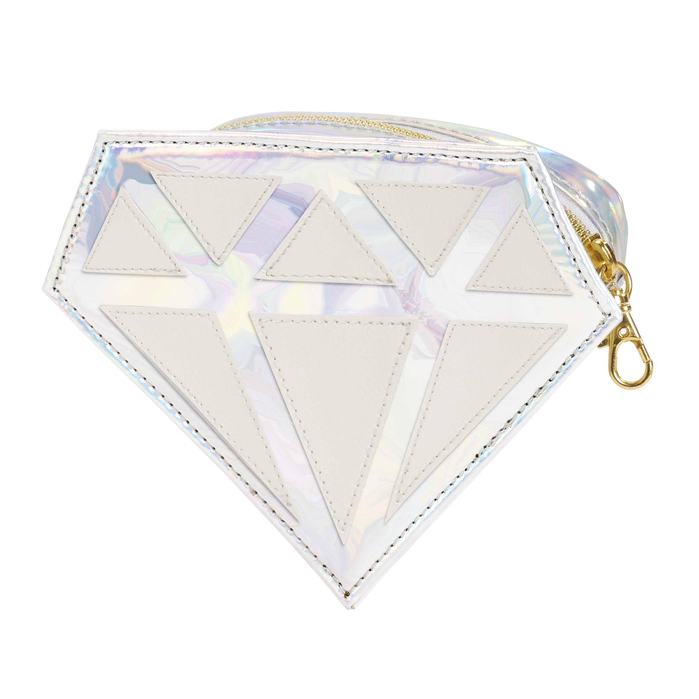 C.R. Gibson Women's Diamond Shaped 24-Piece Zippered Travel Emergency Kit - Perfect for Bridal, Wedding, Honeymoon & Everyday Essentials (One Size)
