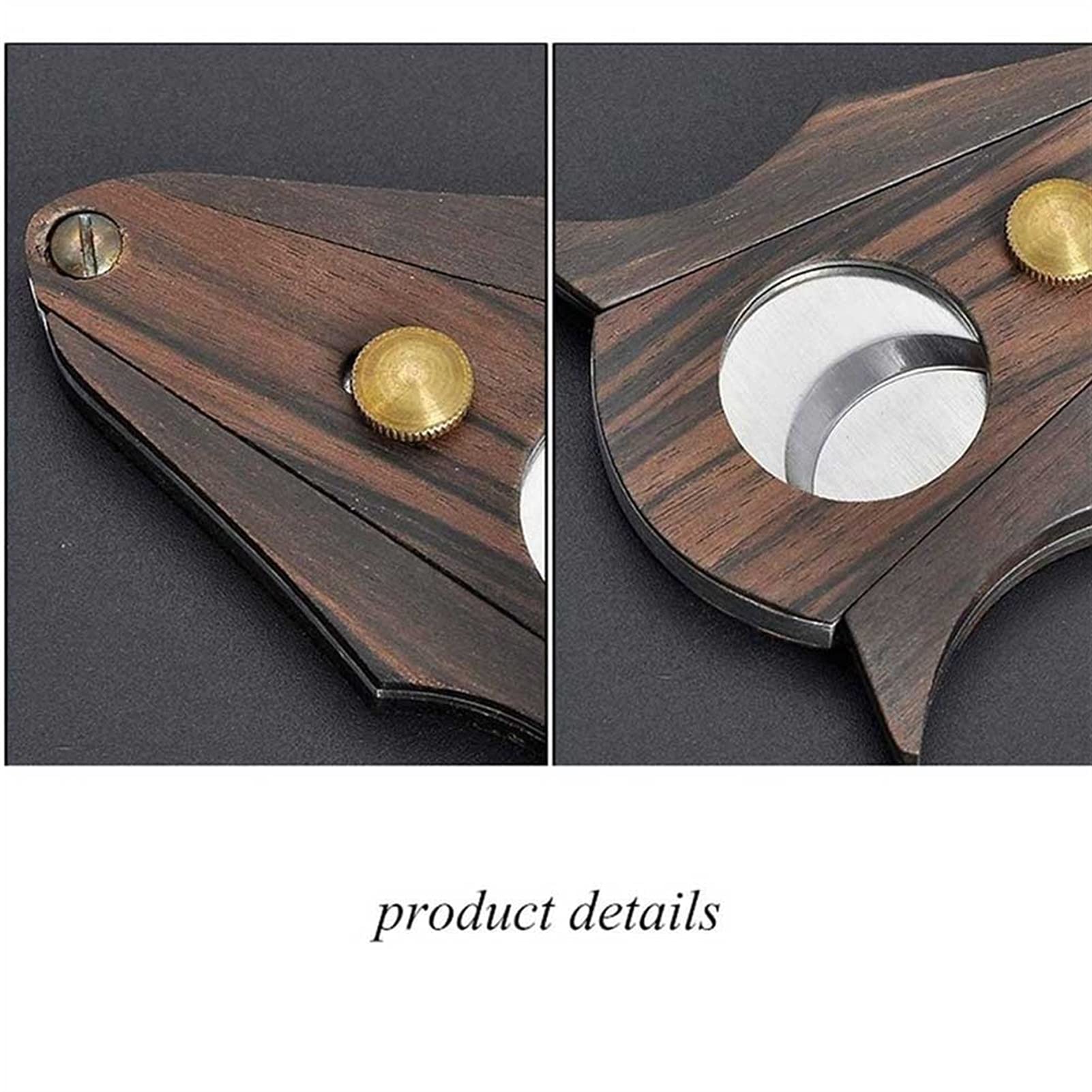 Premium Stainless Steel Cigar Cutter - Double Blade Guillotine Design for Smooth Cuts | Portable & Durable | Perfect Gift for Friends, Relatives & Colleagues | Ideal for Home, Office, Travel & Outdoor Smoking Enjoyment
