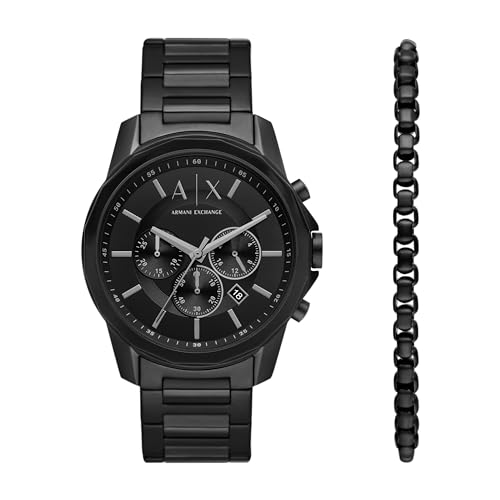 Black/Chain Bracelet Gift Set