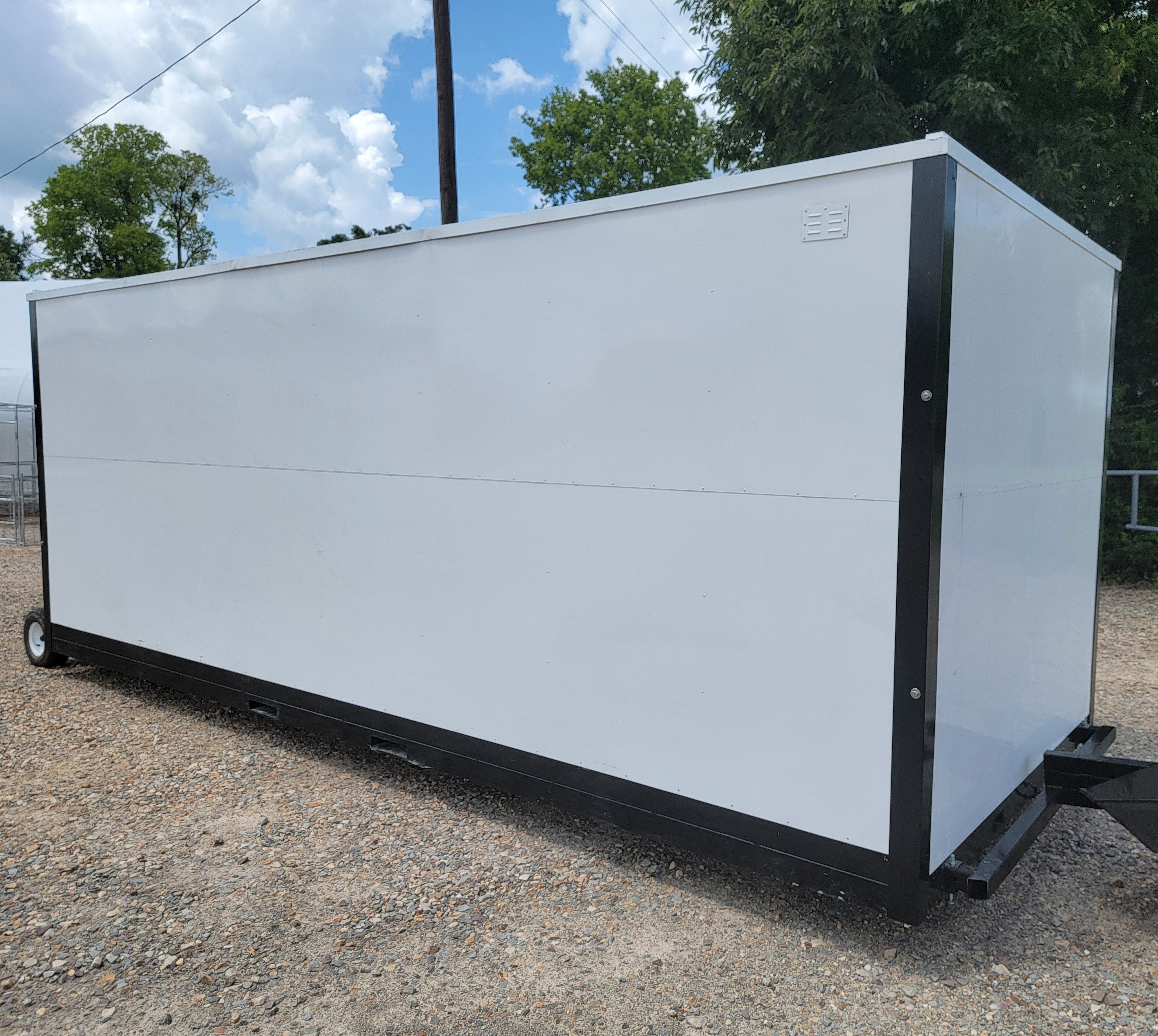 8'x20' Two Door Portable Relocatable Storage Container | Durable Steel Construction | Ideal for Home Storage, Business Inventory & Construction Site Use