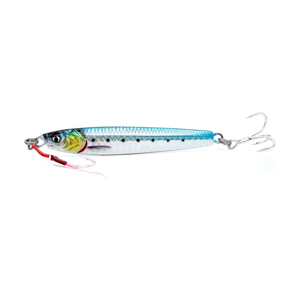 Savage Gear Long Cast Minnow Jigs - Premium Fishing Lures for Bass, Trout & Saltwater - Long Distance Casting Lures for Freshwater & Ocean Fishing - Perfect for Shore, Boat & Kayak Anglers