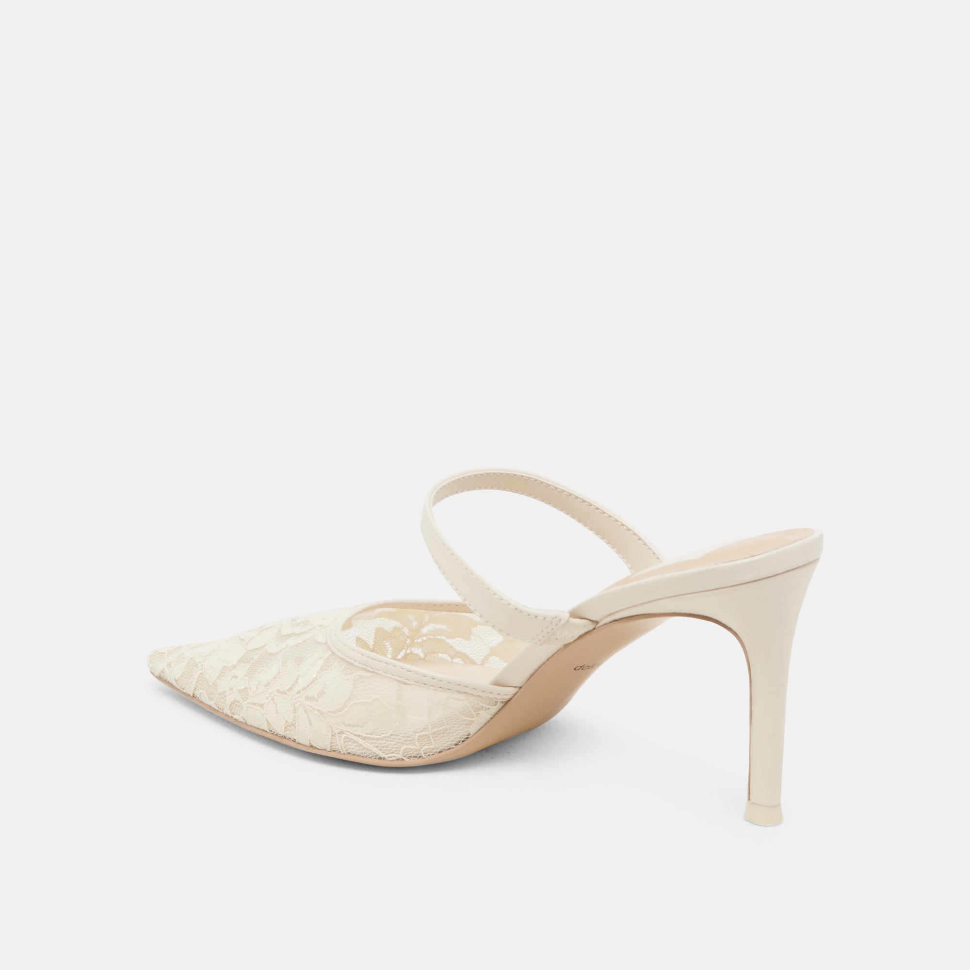 KATIK Women's White Floral Lace High Heels - Elegant Wedding Shoes for Brides, Prom, Party & Special Occasions