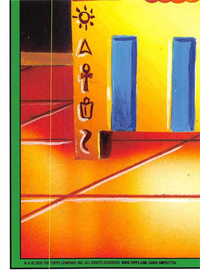 2020 Topps Garbage Pail Kids Late to School Booger Green #14B AVA ALIBI Trading Card - NM Condition | Collectible Nonsport Trading Cards for Kids & Adults | Perfect for Card Collectors, Gift Giving & Gaming Sessions