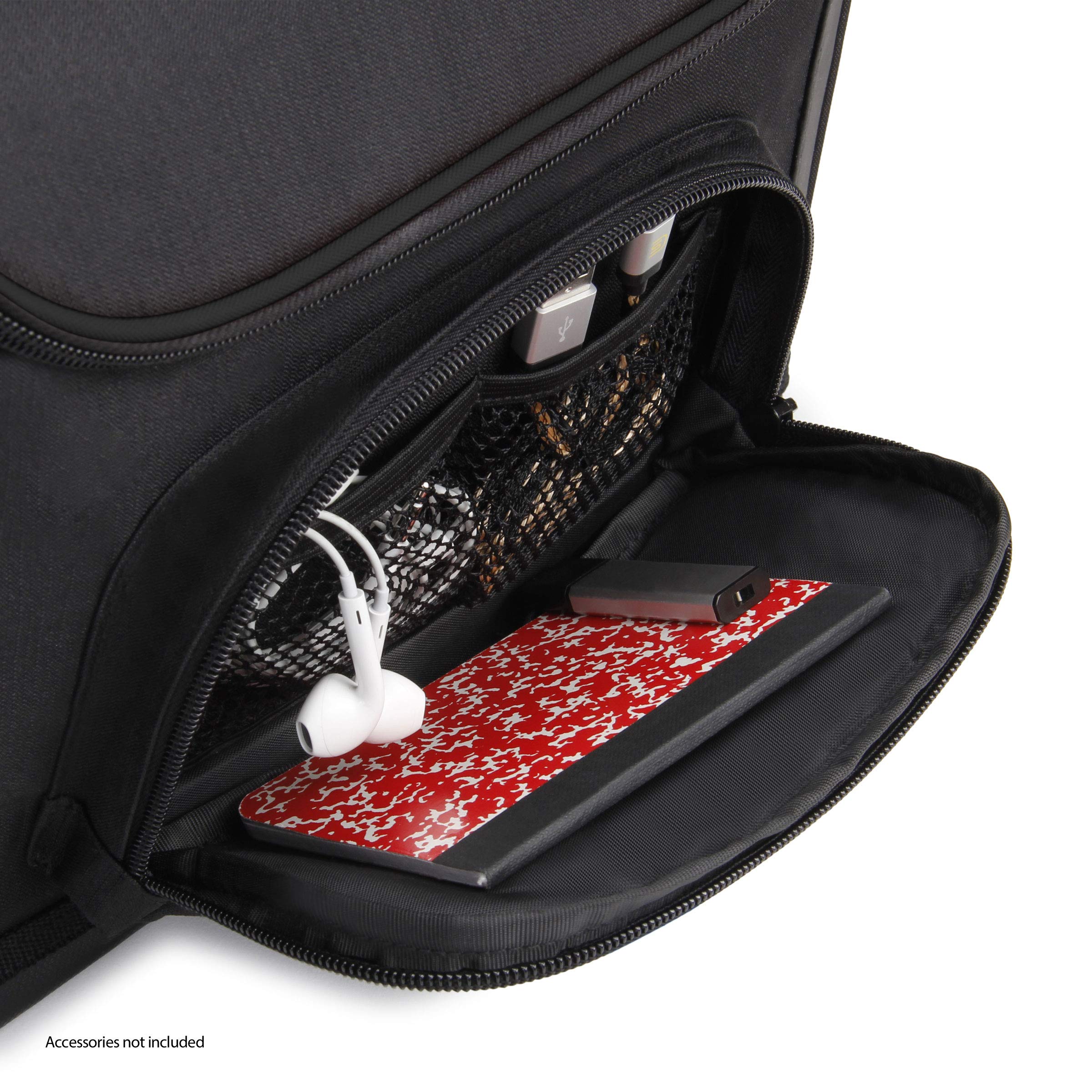 USA Gear Waterproof Document Camera Carrying Case - Compatible with INSWAN INS-1, OKIOCAM S, IPEVO & More - Adjustable Interior for Teachers & Presenters - Perfect for Classroom, Office & Remote Teaching