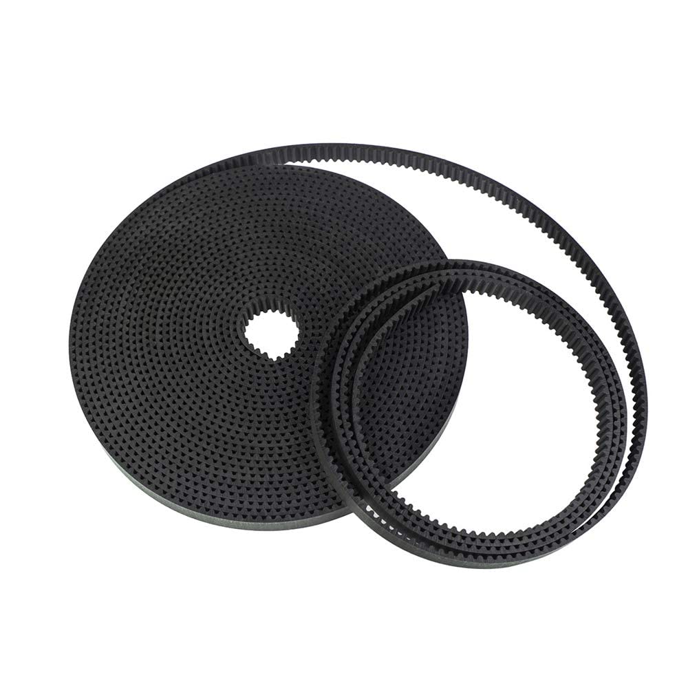 Premium 2GT 9mm Width 3D Printer Timing Belt - 10M GT2 Rubber Synchronous Belt with Toothed Pulley for High-Precision Printing | Perfect for Creality Ender 3, CR-10, Prusa i3 & DIY 3D Printer Repairs & Upgrades