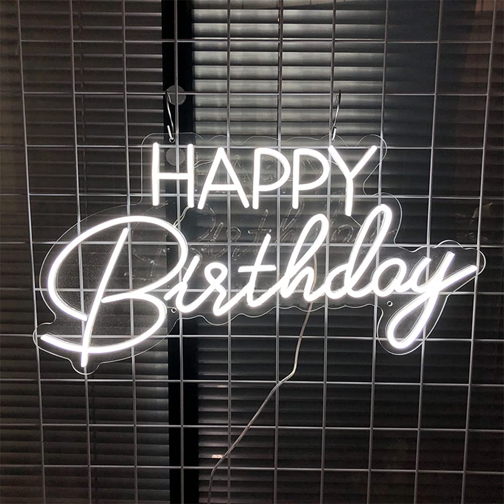 Happy Birthday Neon Sign - 31.5
