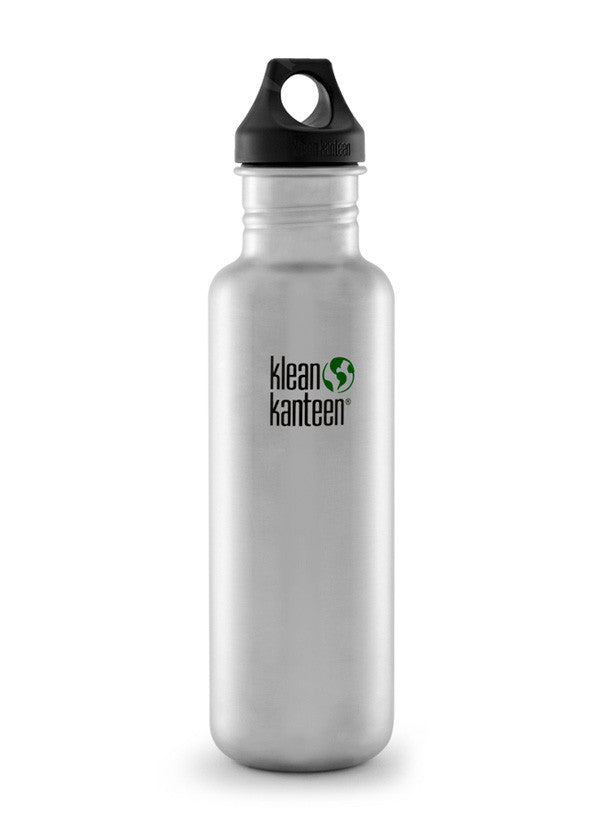 **Klean Kanteen Classic 27oz (800mL) Stainless Steel Water Bottle - Leakproof, BPA-Free, Eco-Friendly for Hiking, Gym & Everyday Use**