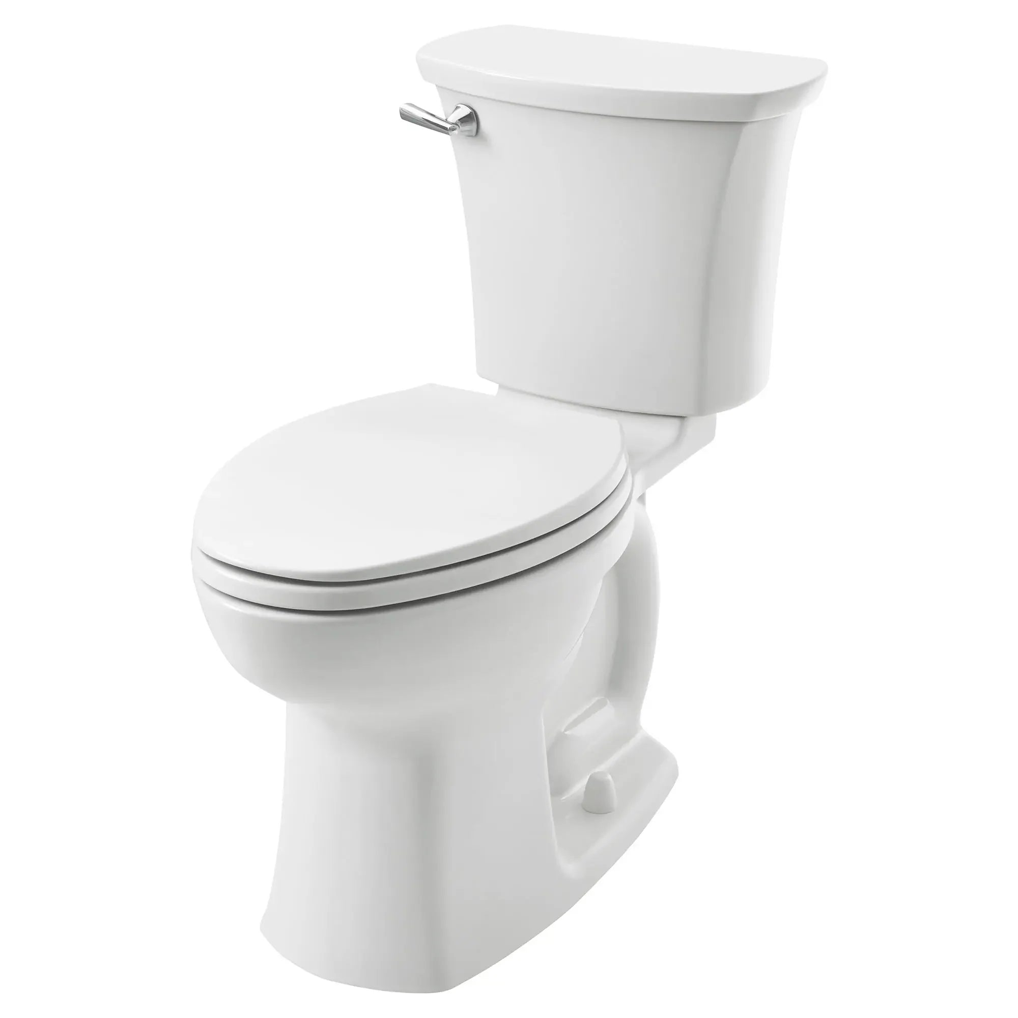 Edgemere® Two-Piece 1.28 GPF/4.8 LPF Elongated Chair Height Toilet - 10 Inch Rough-In (Seat Not Included) - Perfect for Small Bathrooms & ADA-Compliant Spaces