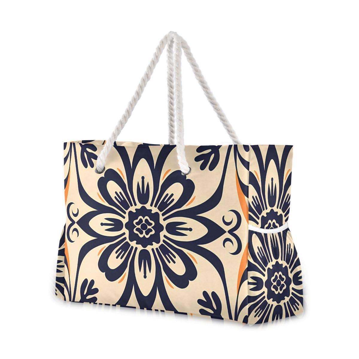 Senya Large Beach Shoulder Bag - Water Resistant Canvas Tote for Women, Gym, Travel & Daily Use | Perfect for Pool, Shopping & Work Commute