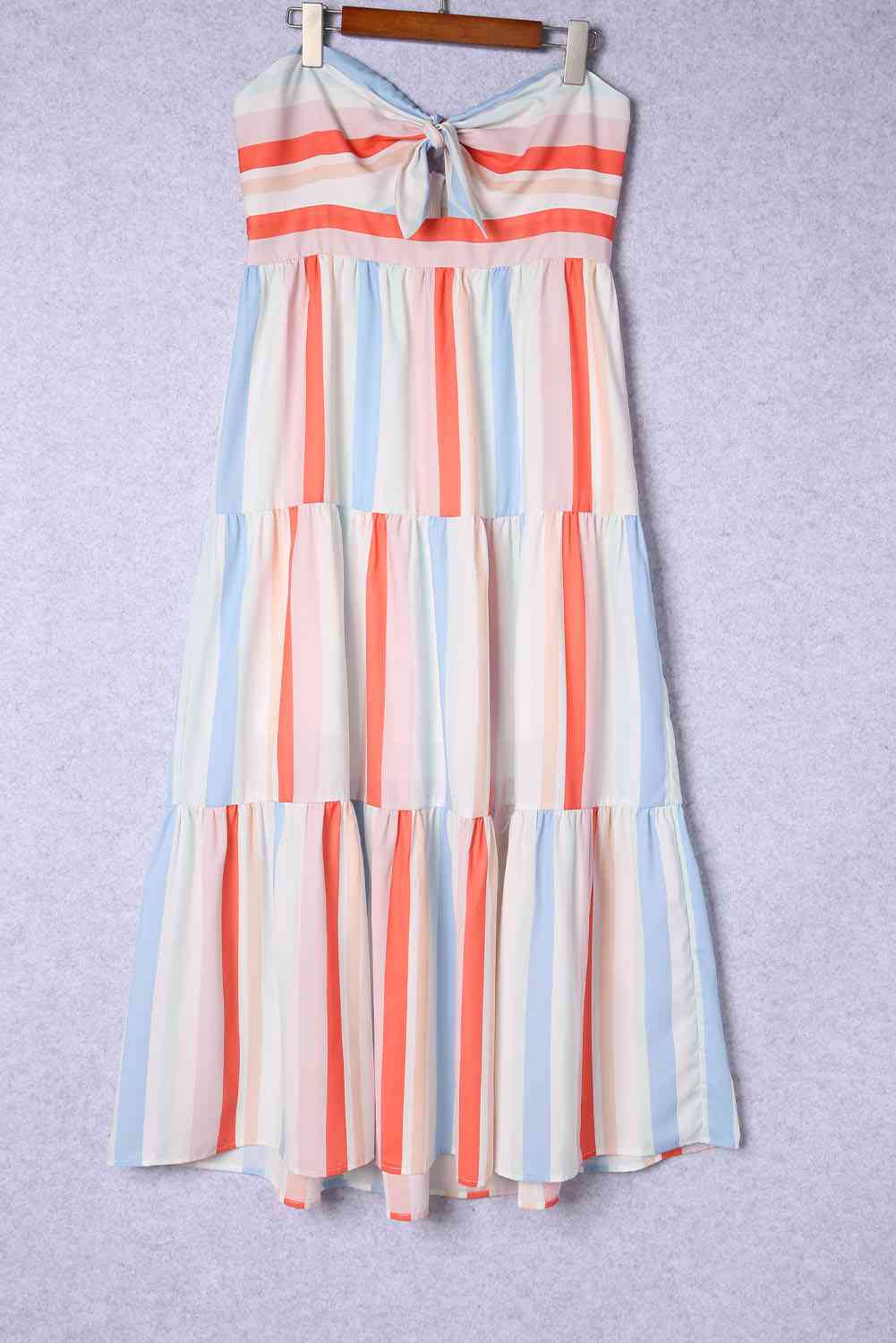 Strapless Sweetheart Neckline Resort Dress for Women - Elegant Summer Beach Vacation & Party Wear