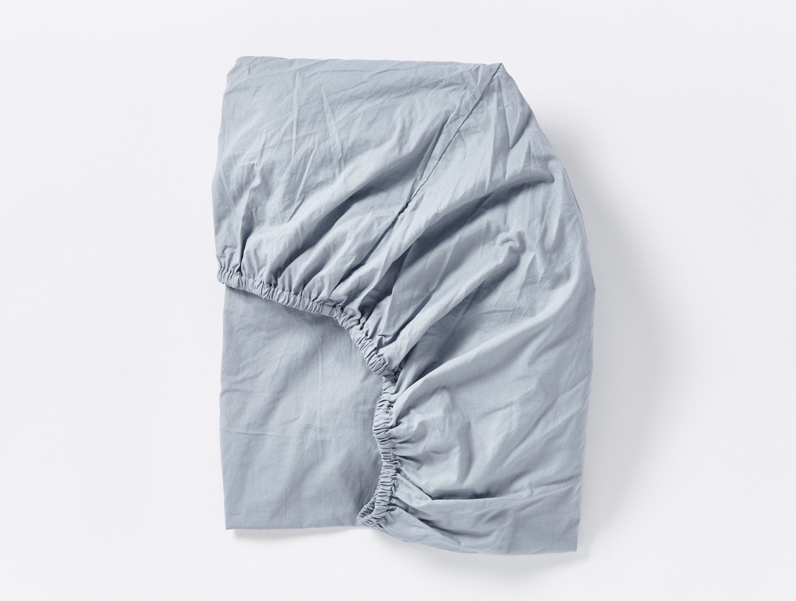 Organic Crinkled Percale Crib Sheet - Soft Baby Crib Fitted Sheet - Breathable & Hypoallergenic for Newborn Nursery - Perfect for Daycare, Travel & Home Use