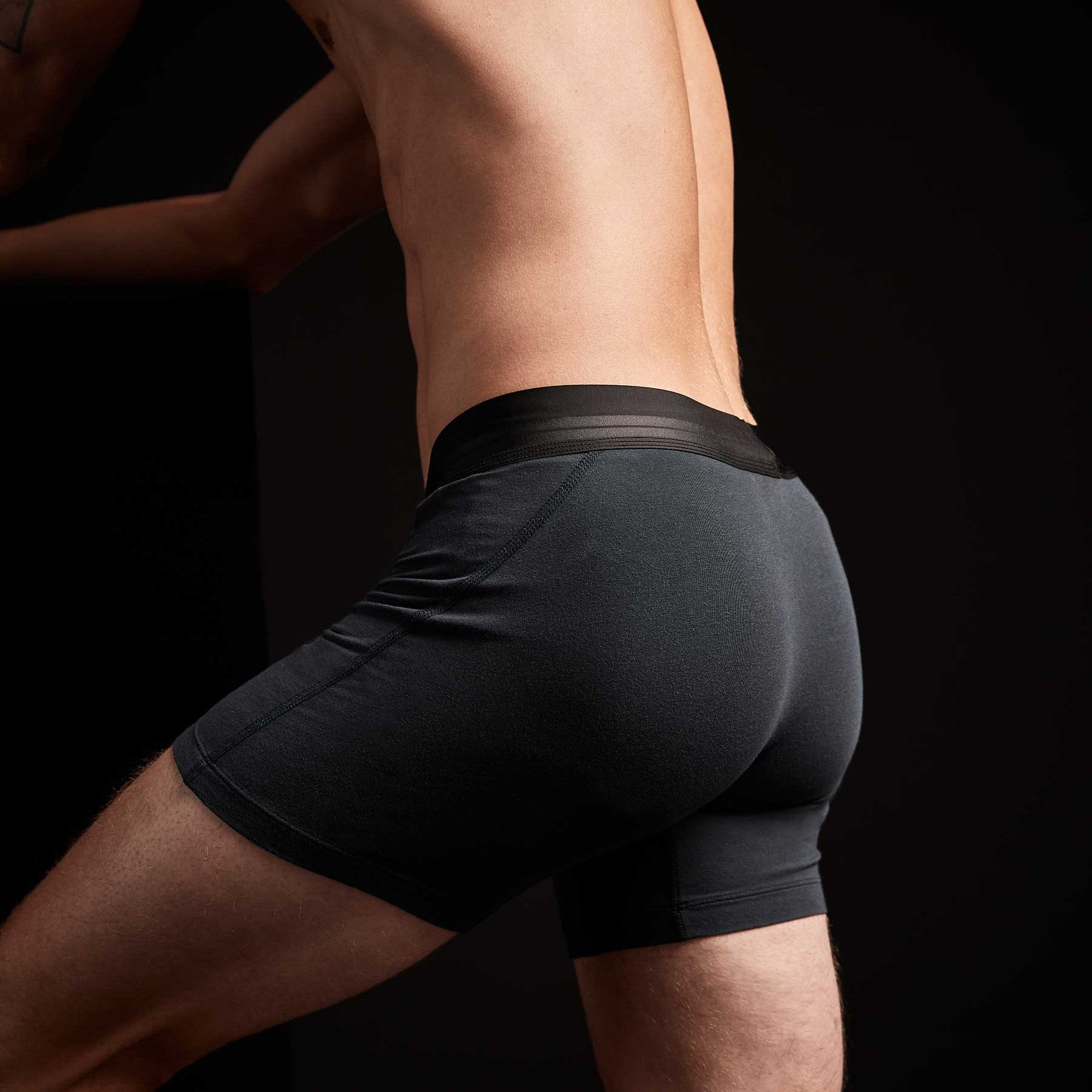 Elevated Lotus Sport Boxer Shorts for Men - Breathable French Navy Athletic Underwear - Perfect for Gym, Running & Everyday Comfort