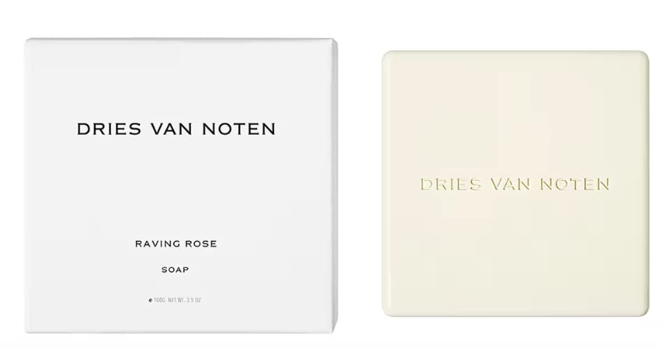 Dries Van Noten Raving Rose Luxury Hand Soap 100g - Floral Scented Bath & Body Care for Spa, Gift & Home Decor