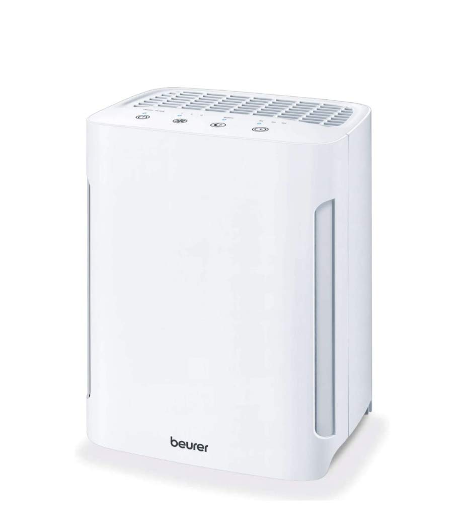 Beurer LR210 H13 True HEPA Air Purifier for Home - 3-Layer Filtration System, 3 Fan Speeds, Allergy & Pet Hair Relief - Quiet Sleep Mode & Timer for Bedroom, Living Room, Office Air Cleaning