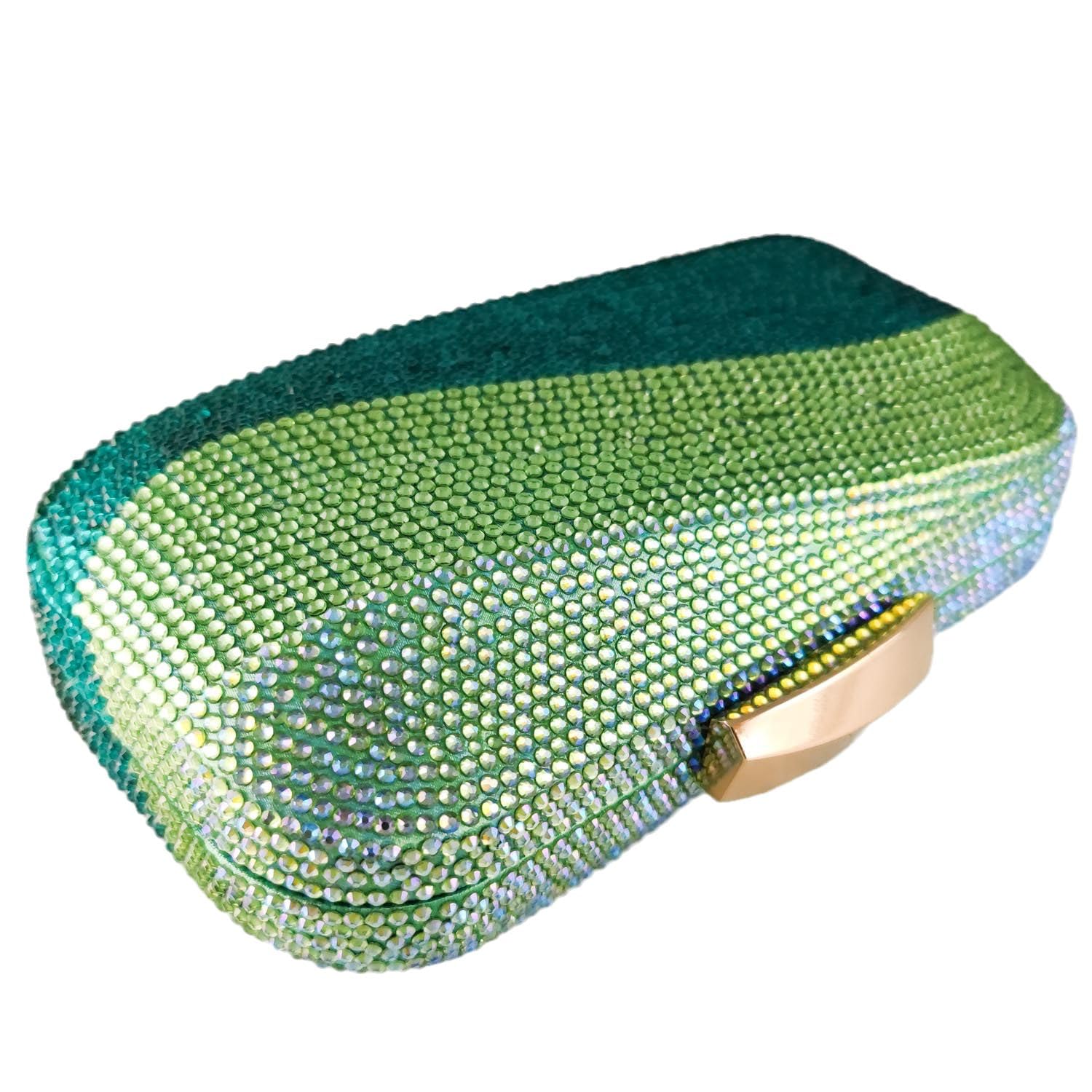 Luxury Crystal Clutch Evening Bag for Women - Rhinestone Wedding Purse with Sea Wave Design | Perfect for Prom, Gala, Cocktail Parties & Formal Events