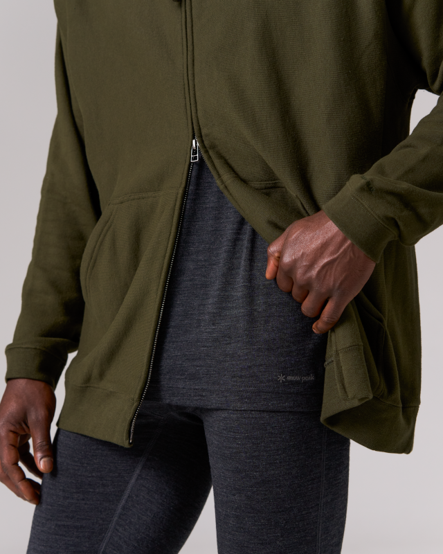 Takibi Zip Up Hoodie for Men & Women - Lightweight Fleece Pullover with Front Pockets - Perfect for Outdoor Camping, Hiking & Casual Wear