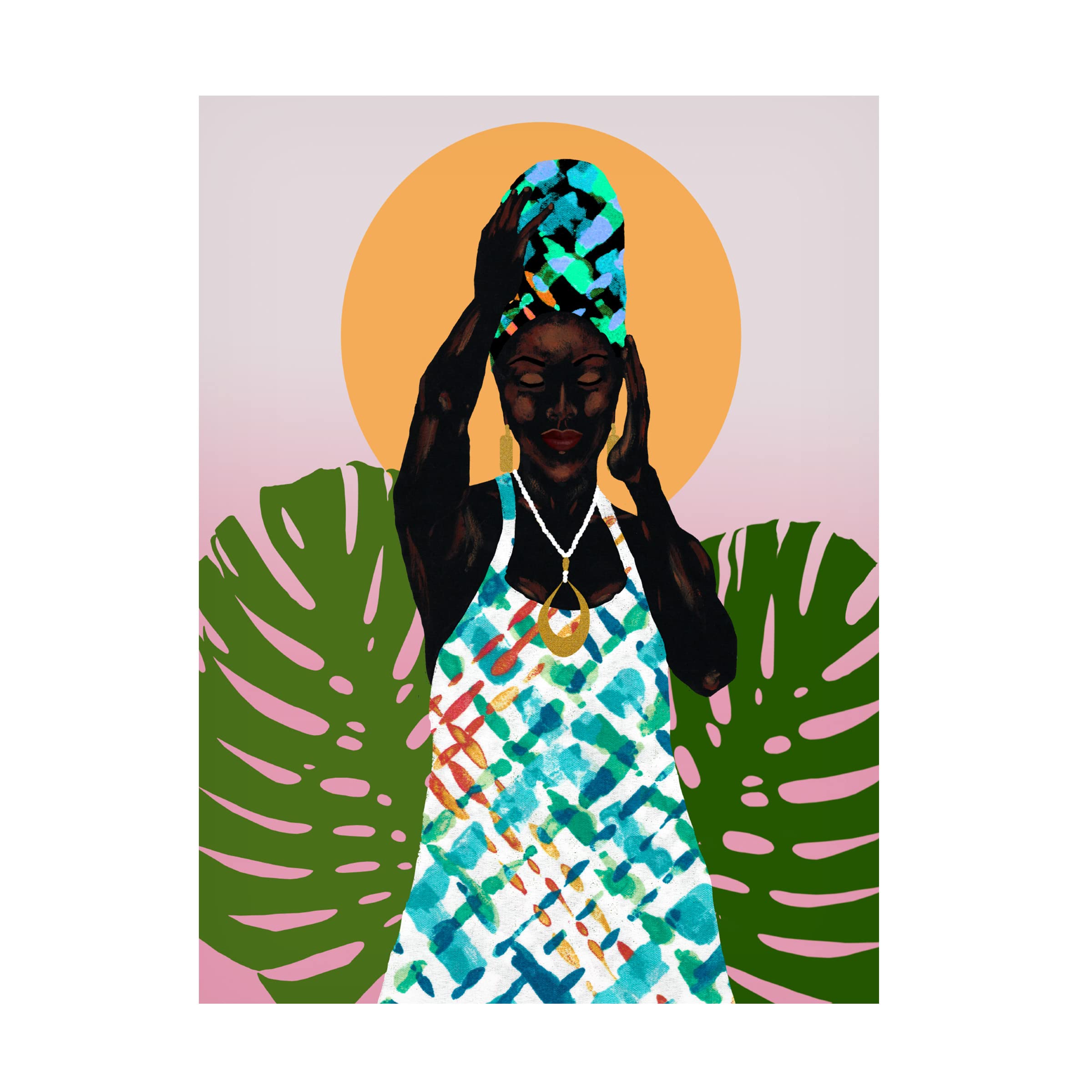 Trademark Fine Art 'Her Faith' Canvas Wall Art by Alonzo Saunders - Religious Home Decor for Living Room, Bedroom & Office